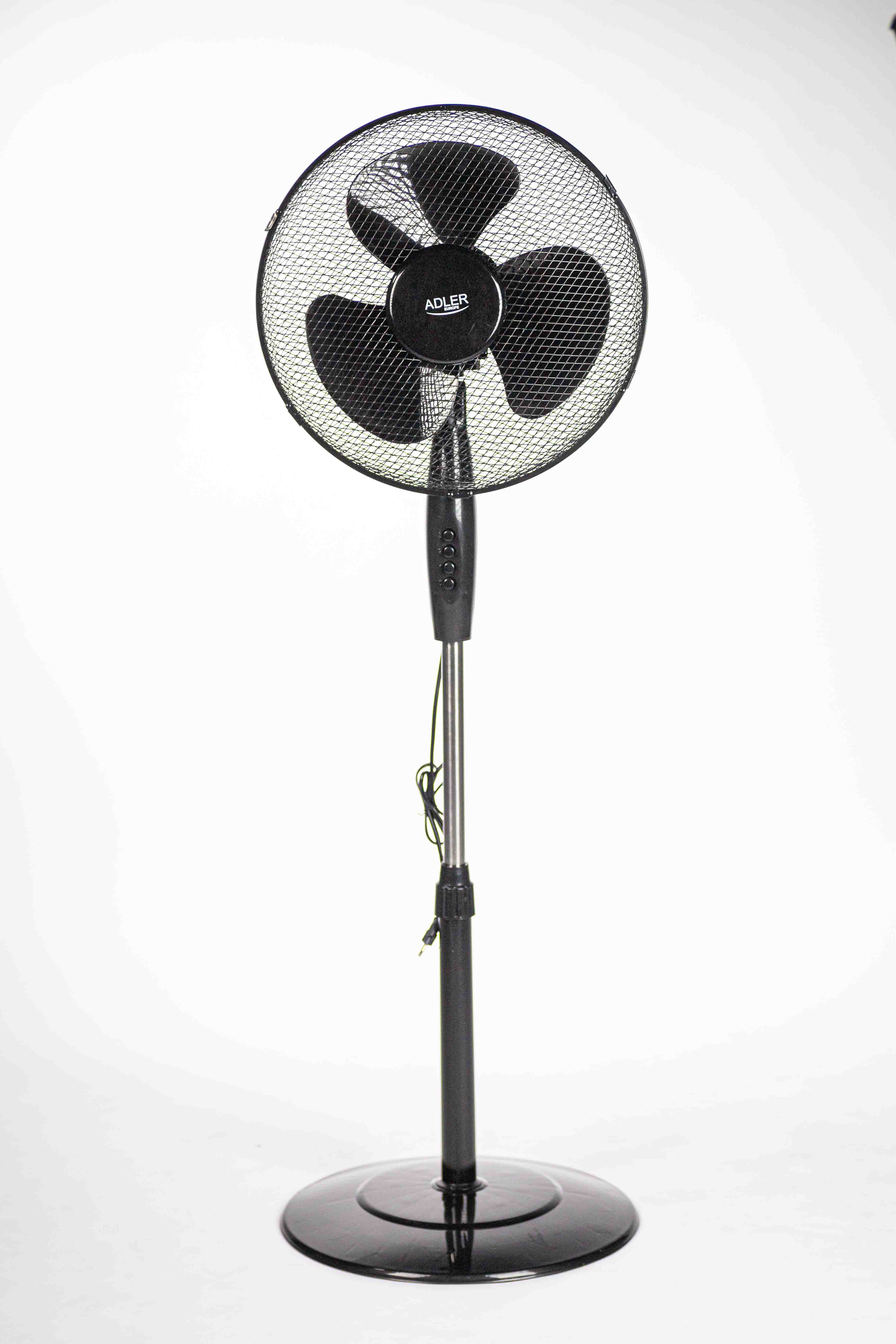 Adler Ventilátor 40cm stojanový čierny AD7323B