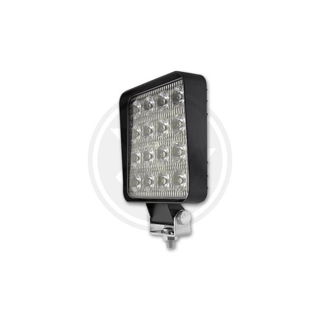 JAKS PRACOVNÁ LED LAMPA 10-30V 48W 16LED - ŠTVORCOVÁ WR