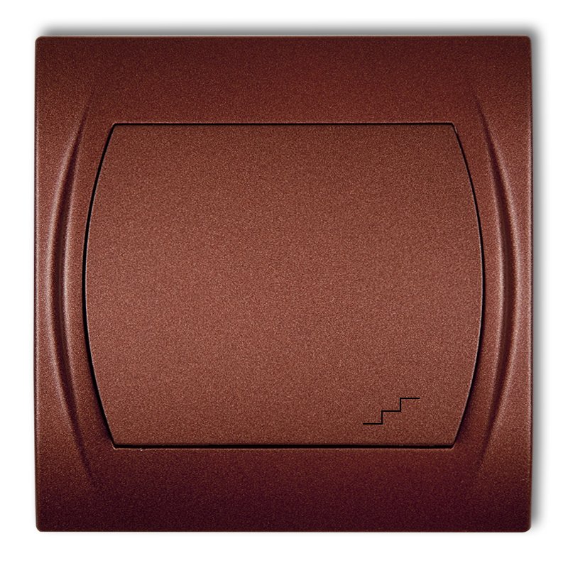 Vypínač č.6 LOGO metalická hnedá 9LWP-3