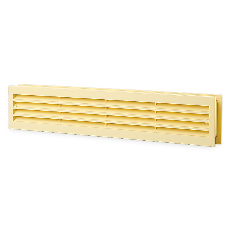 Vents Plastová dverová mriežka 453x91mm béžová 2 kusy MV 430/2