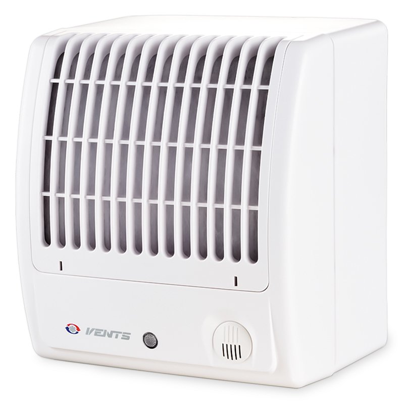 Vents Radiálny domový ventilátor na povrch 122 m³/h 100CFTTURBO zvýšený výkon časový spínač