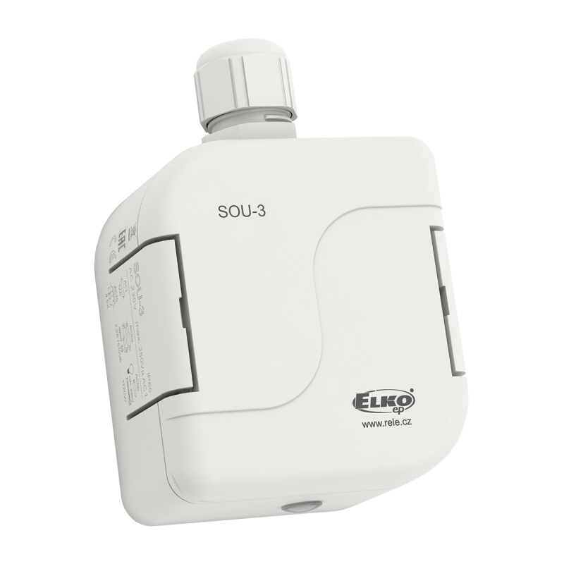 Súmrakový spínač s externým čidlom 3 úrovne 230V SOU-3/230 ELKO