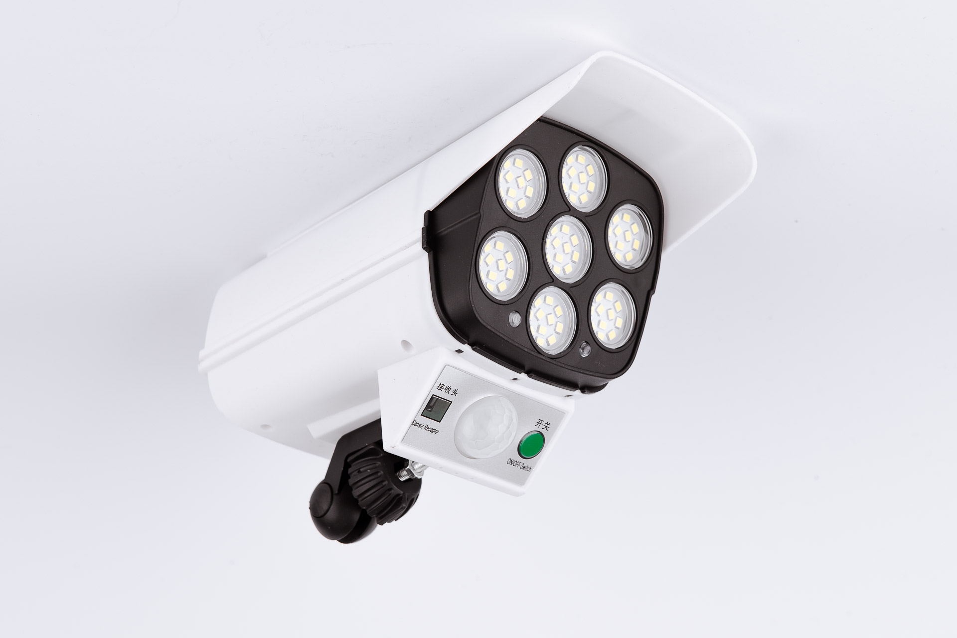 Atrapa kamery solárna so senzorom pohybu diaľkový ovládač IP65 PL4541