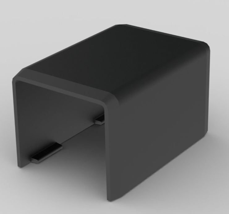 Spájací kryt na UV lištu 20x20mm 8622_FB