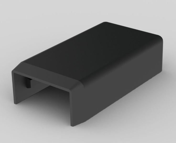 Koncový kryt na UV lištu 60x40mm 8651_FB