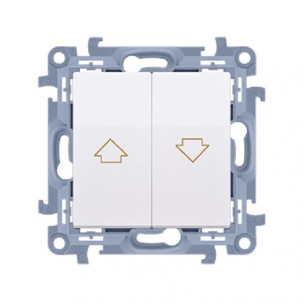 Žalúziový spínač KONTAKT SIMON 10 SS biely CZW1.01/11