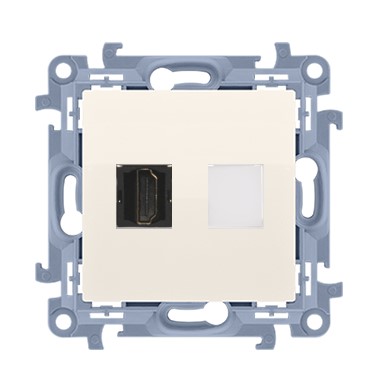 HDMI 1-zásuvka KONTAKT SIMON 10 béžová CGHDMI.01/41