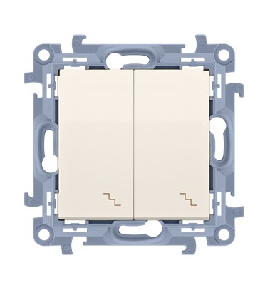 Vypínač č.5B KONTAKT SIMON 10 SS piktogram béžový CW6/2.01/41