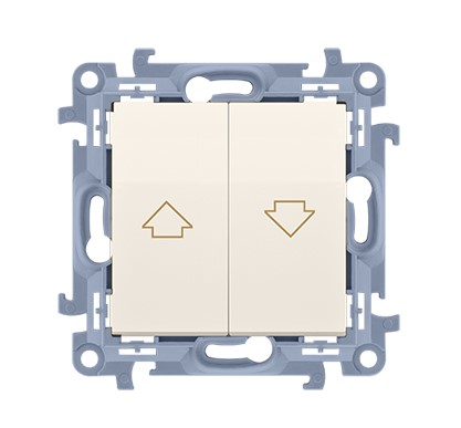 Žalúziový spínač KONTAKT SIMON 10 SS béžový CZW1.01/41