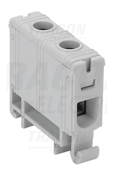 Rozvodná odbočná svorkovnica na DIN lištu 1x1,5-16mm² sivá FLEAL-16/1