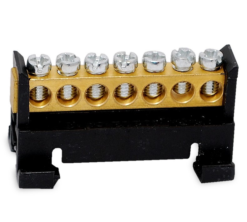 1-pólový rozbočovací mostík "L7" fázový čierny