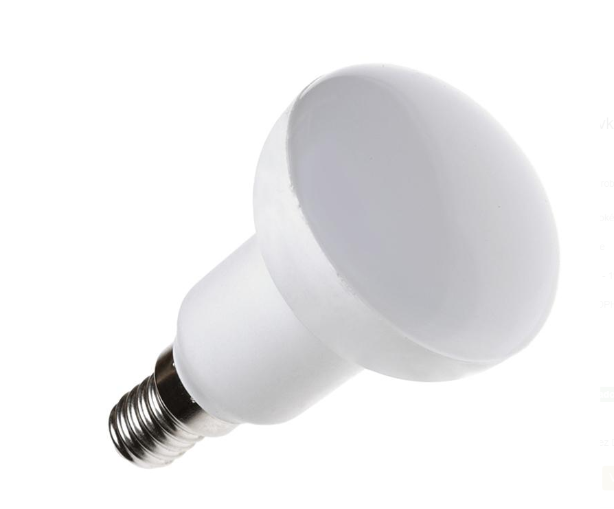 LED žiarovka hríbik E14 5W 4000K R50 ZLS223 NEDES