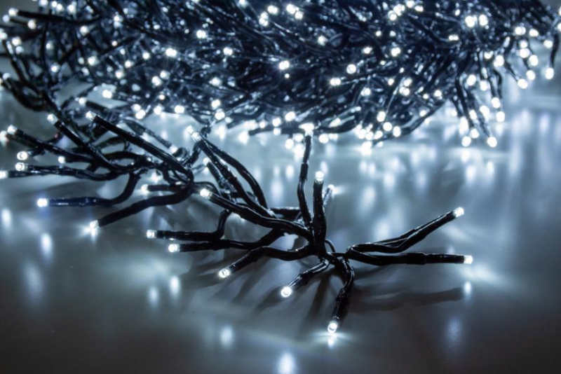 Hustá vianočná svetelná reťaz 5+10m 1120 LED 6500K IP44 2171354A