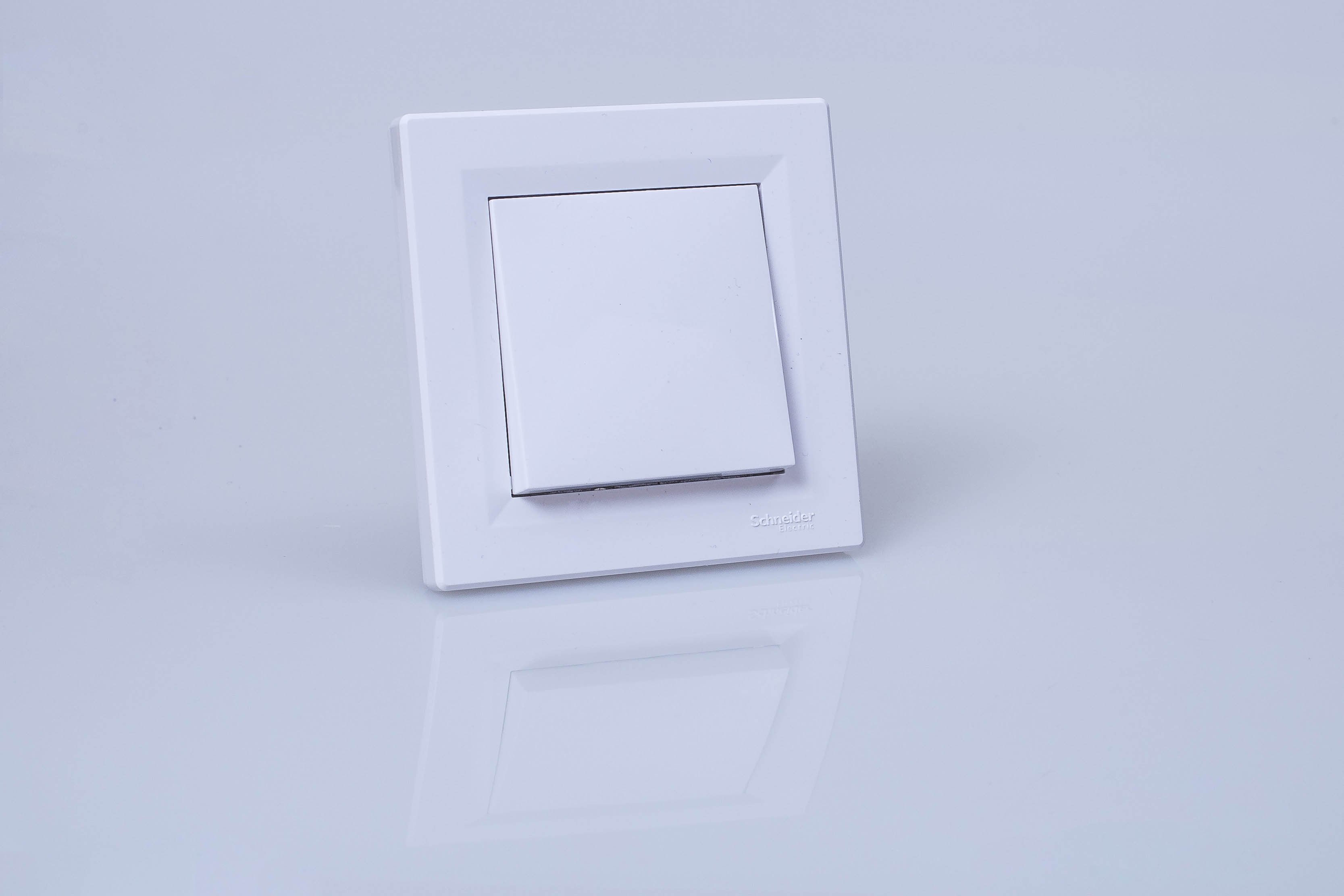 Tlačidlo 1/0 ASFORA SS biele EPH0800321