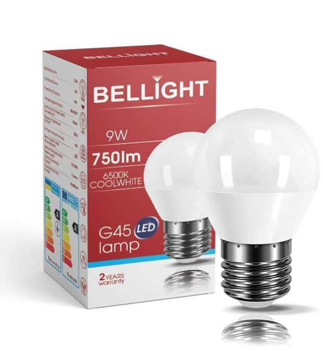 Bellight LED žiarovka E27 9W 6500K G45 SAD811442