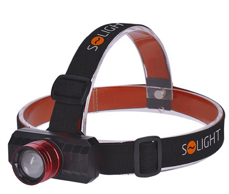 LED čelovka USB nabíjateľná + zoom 3W 150lm IP44 WN36