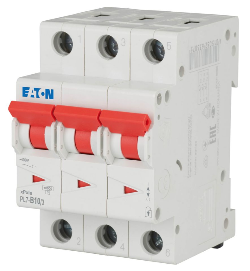 Istič PL7 B10A/3P 10kA 263387 EATON
