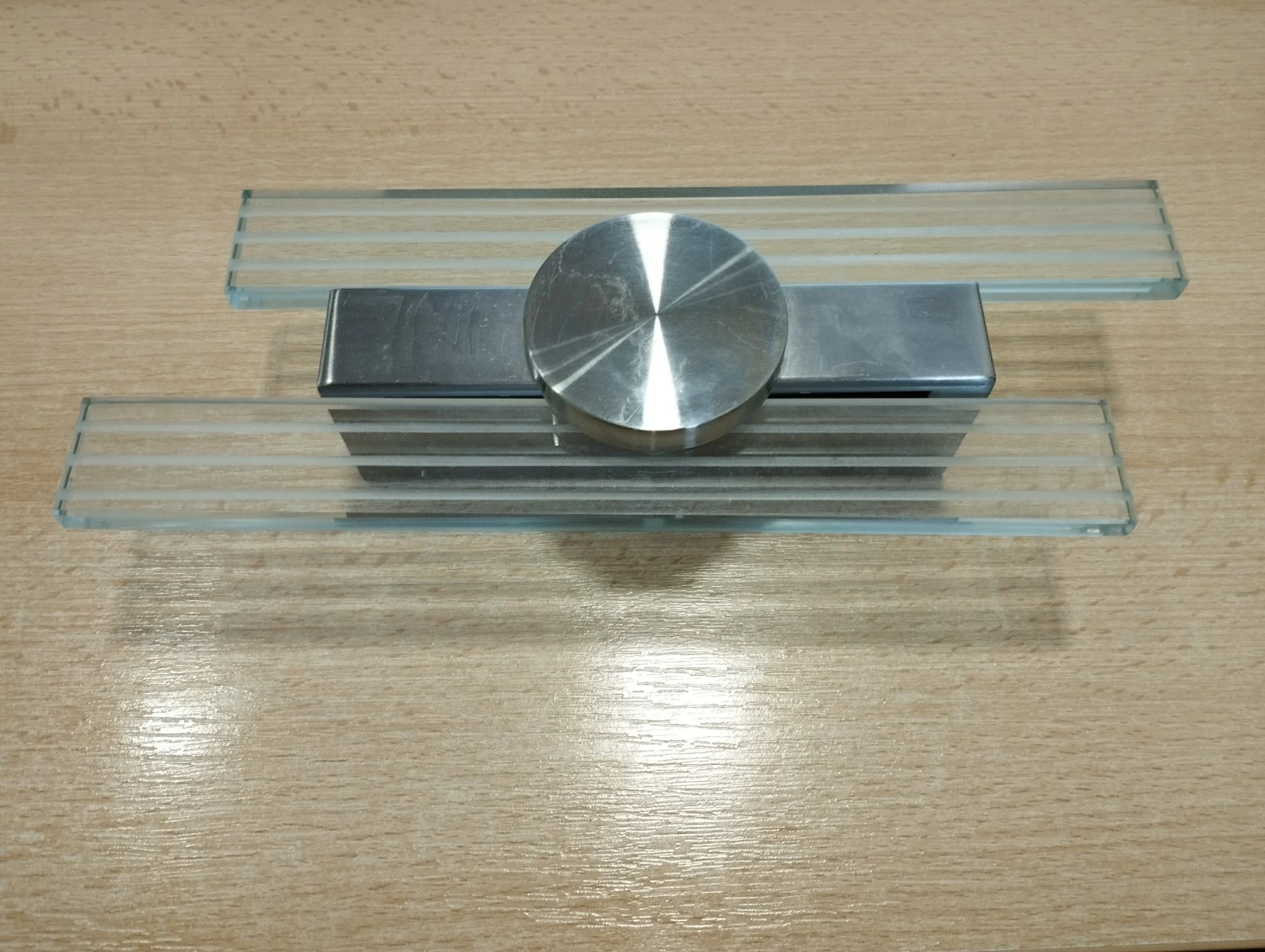 Svietidlo LED chróm číre sklo 28cm