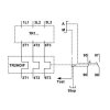 Tepelné nadprúdové relé k stykačom TR1F 0,4-0,63A, 1×NC+1×NO
