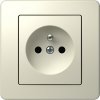 1-zásuvka TEM EKONOMIK BS s rámčekom béžová VE42IW-U