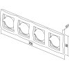 4-rámček TEM EKONOMIK vodorovný biely OE40PW-U