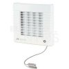 Ventilátor bytový 98m3/h VENTS 100MAV automatická žalúzia ťahový spínač