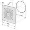 Ventilátor priemyselný 8800m3/h OV 4E 550 rozmery