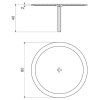 KO 68_HB viečko okrúhle ø84x40mm KOPOS