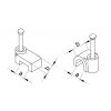 Káblová príchytka ø11mm s klincom N4 20ks
