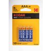 Batéria AAA 1,5V alkalická LR03 KODAK MAX super alkaline