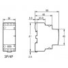 Modulárny stykač 2modul 3P/4P 25A 2xNO+2xNC 230V AC SHK4-25V22
