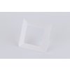1-rámček VALENA LIFE biely na zásuvky, vypínače, stmievače 754001