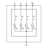 Zvodič prepätia AC typ T2+T3 40kA 4P ESPD2+3-40-4P