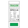 Zvodič prepätia AC typ T2+T3 40kA 2P ESPD2+3-40-2P