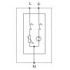 Zvodič prepätia AC typ T2+T3 40kA 1+1P ESPD2+3-40-1+1P