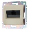 Dátová 1-zásuvka VALENA 1xRJ45 Cat.6e UTP béžová 774142