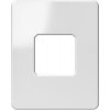 Kryt pod vypínač chránič steny TEM EKONOMIK biely AE50PW-U
