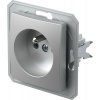 1-zásuvka TEM EKONOMIK SS bez rámčeka strieborná VE40ESXO