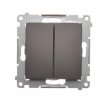 Vypínač č.5 Simon54 PREMIUM/NATURE BS piktogram hnedý DW5.01/46