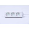 Predlžovací kábel 3-zásuvka 5 metrov biely PP04 SOLIGHT