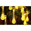Solárna záhradná dekoratívna girlanda tvar slzy 485cm 20ks LED 0,72W 3000K PL0637