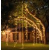 Solárna dekoratívna záhradná reťaz so súmrakovým senzorom 11,9m 100ks LED 1W 3000K IP44 PL1860