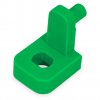 Držiak pre 1 mosadznú svorkovnicu 1,5-10mm² plastový zelený E01PE ELCON