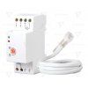 Súmrakový spínač s čidlom na DIN lištu 16A/230V 2-100lux IP20 ALK-BOX