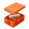 Protipožiarna krabica 125x85mm 10mm² 6P IP55 oranžová PO 125 6P/10 SEZ DK
