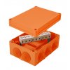 Protipožiarna krabica 155x115mm 10mm² 3P IP55 oranžová PO 155 3P/10 SEZ DK