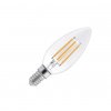 Dekoračná LED žiarovka E14 4W 3000K C35 filament ZLF712 NEDES