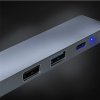 USB-C+HDMI hub rozbočovač 4v1 15cm hliník SSH1201 SOLIGHT