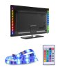 RGB LED pásik pre podsvietenie TV 2x50cm USB vypínač WM504 SOLIGHT