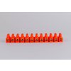 Svorkovnica prístrojová 10mm² 57A oranžová E.4034P